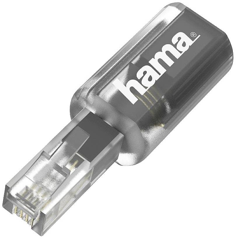 Hama telefonní adaptér černá (transparentní)