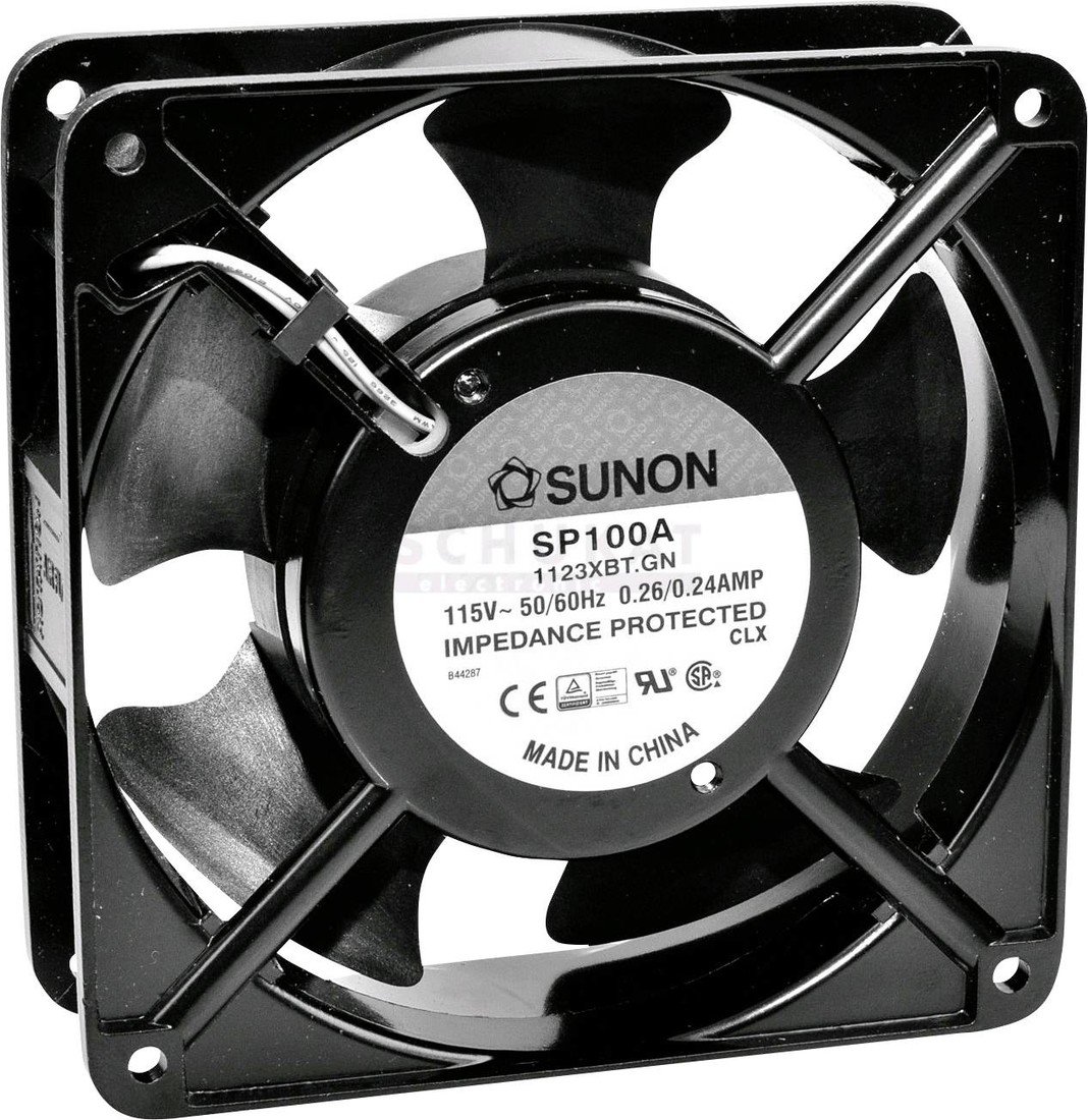 Sunon DP200A2123XBL axiální ventilátor 230 V/AC 164.76 m³/h (d x š x v) 120 x 120 x 38 mm