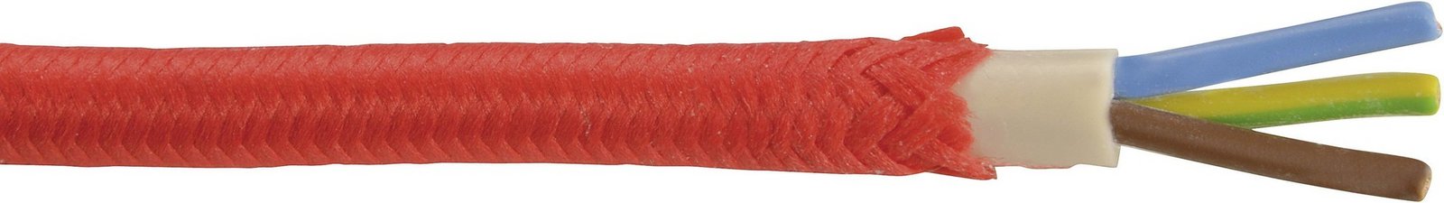 Kash  připojovací kabel  3 x 0.75 mm² červená metrové zboží