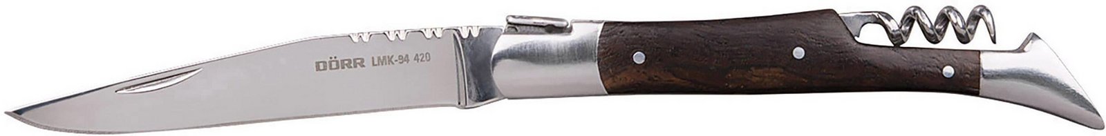 DÖRR LMK-94 208111 zavírací kapesní nůž s vývrtkou  dřevo, nerezová ocel