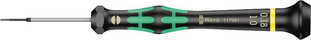 Wera 2035 pro elektroniku a jemnou mechaniku šroubovák pro šrouby Microstix Šířka čepele: 1 mm Délka dříku: 40 mm