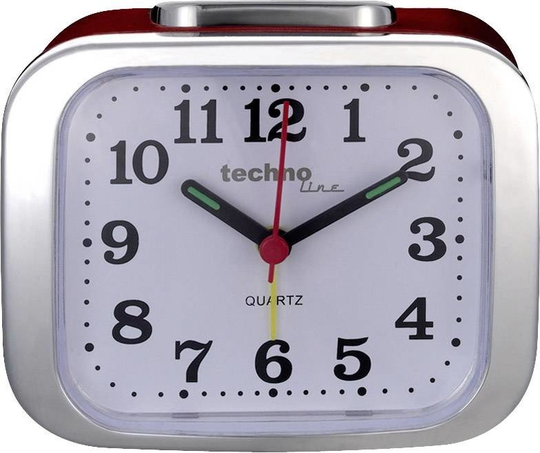 Techno Line  Model XL rot  Quartz  budík  červená  časů buzení 1    1 čas časovače