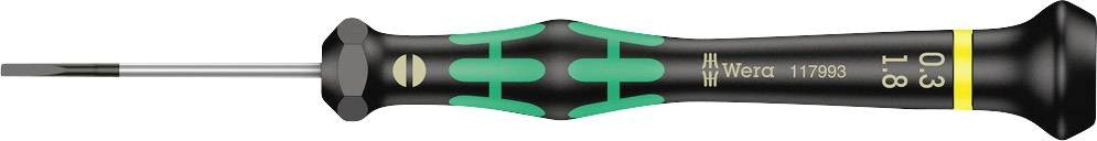 Wera 2035 pro elektroniku a jemnou mechaniku šroubovák pro šrouby Microstix Šířka čepele: 1.8 mm Délka dříku: 40 mm