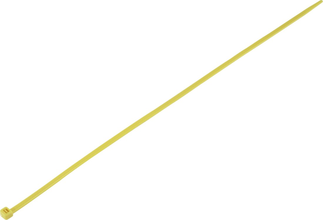 TRU COMPONENTS TC-6645772  stahovací pásky 385 mm 4.80 mm žlutá  100 ks