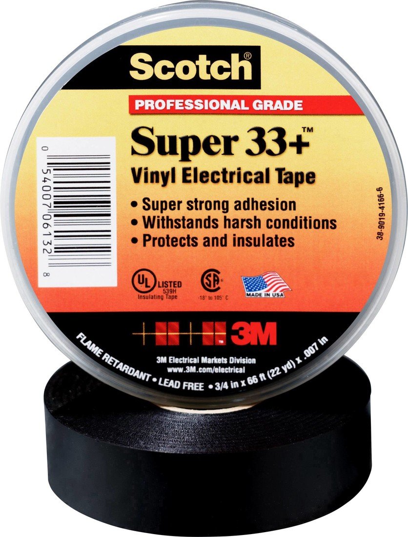 Scotch  SUPER33 plus -19X33 izolační páska Scotch® černá (d x š) 33 m x 19 mm 1 ks