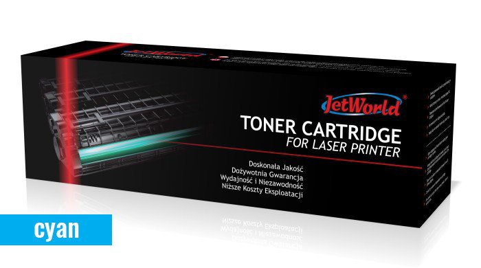 Toner cartridge JetWorld Cyan Minolta TNP81C replacement AAJW451, AAJW4D2