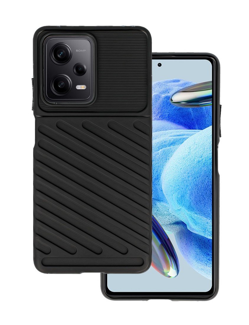 Kryt Thunder TopQ Xiaomi Redmi Note 12 Pro+ 5G černý 95595