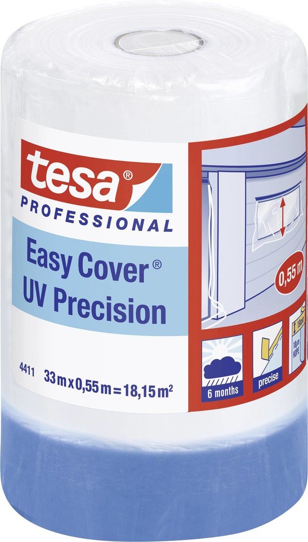 tesa  04411-00002-00 krycí fólie tesa Easy Cover® modrá (d x š) 33 m x 55 cm 1 ks