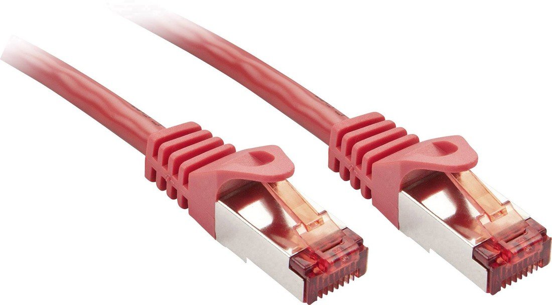 LINDY 47362 RJ45 síťové kabely, propojovací kabely   1.00 m červená  1 ks