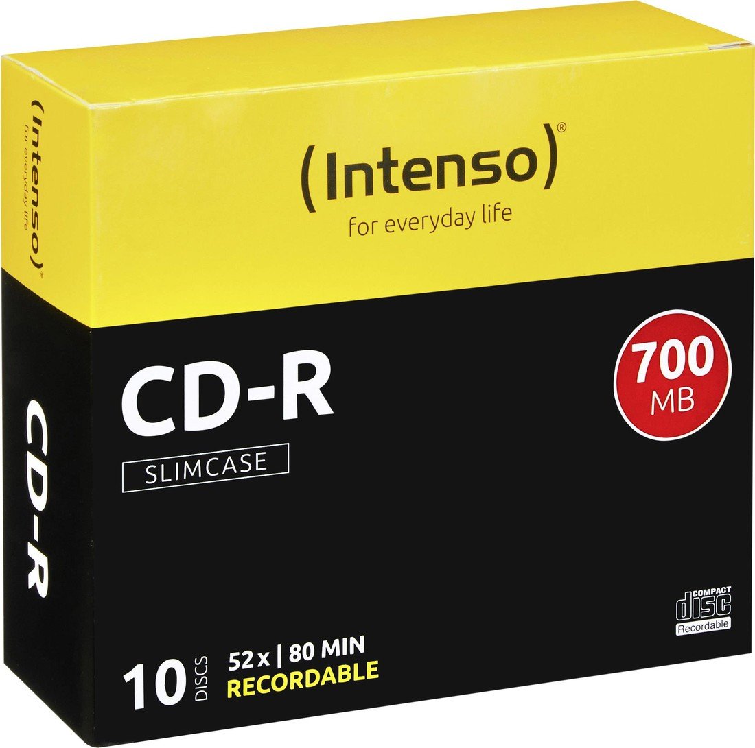 Intenso 1001622 CD-R 80 700 MB 10 ks Slimcase