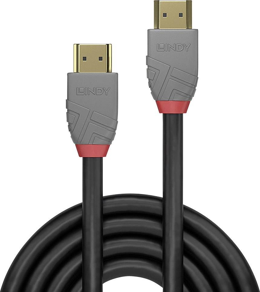 LINDY HDMI kabel Zástrčka HDMI-A, Zástrčka HDMI-A 3.00 m černá 36964  HDMI kabel