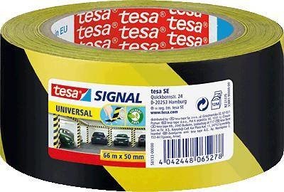 tesa UNIVERSAL 58133-00000-00 značicí páska tesa® SIGNAL žlutá, černá (d x š) 66 m x 50 mm 1 ks