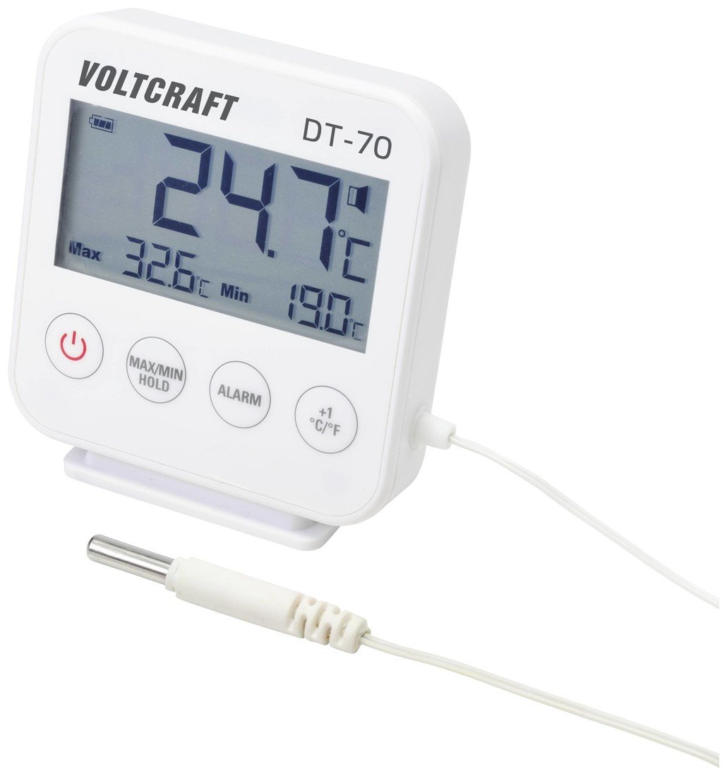 VOLTCRAFT DT-70 kabelová sonda teploty  Teplotní rozsah -40 do  plus 70 °C typ senzoru NTC kompatibilní s HACCP