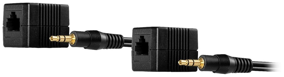 LINDY  audio, stereo (jack 3,5 mm) Audio extendery přes síťový kabel RJ45 100 m