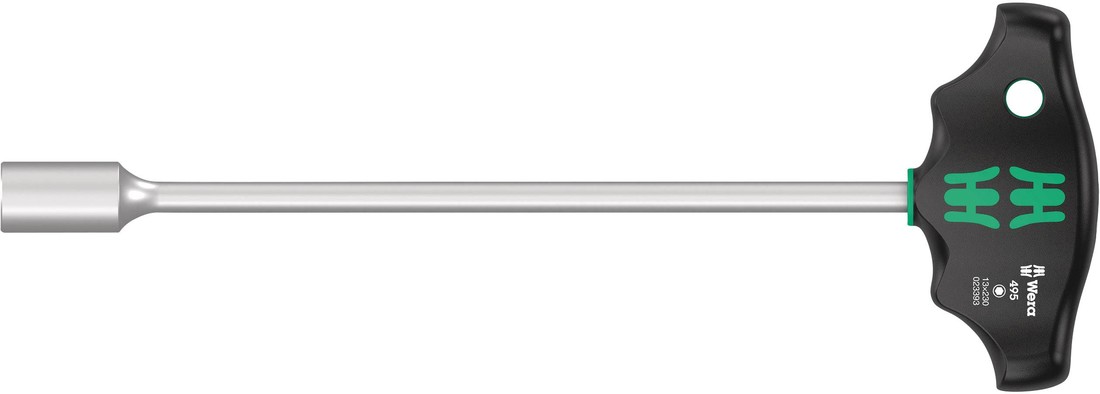 Wera 495  šroubovák s nástrčným klíčem Velikost klíče: 13 mm  Délka dříku: 230 mm