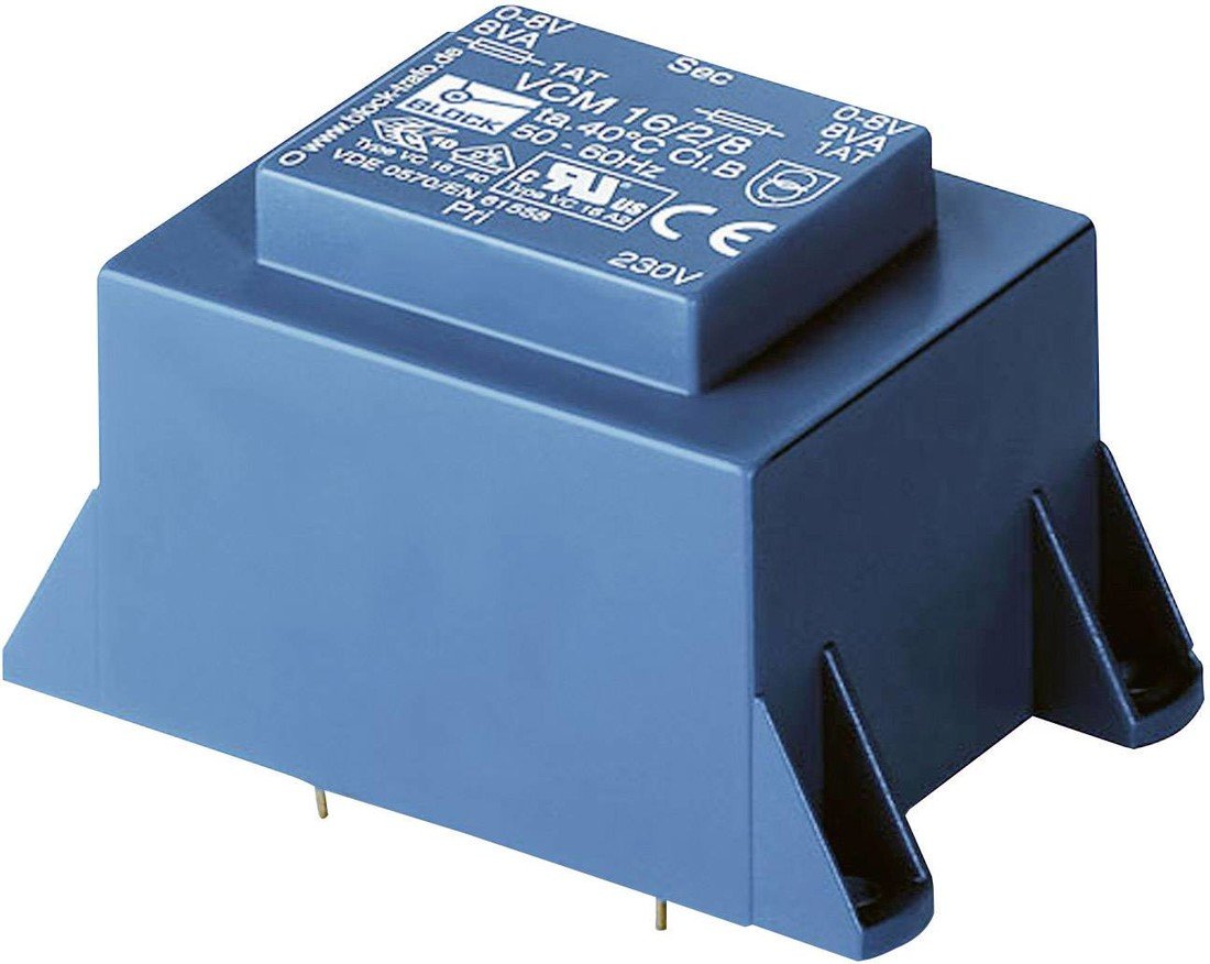 Block VCM 10/2/15 transformátor do DPS 1 x 230 V 2 x 15 V/AC 10 VA 333 mA