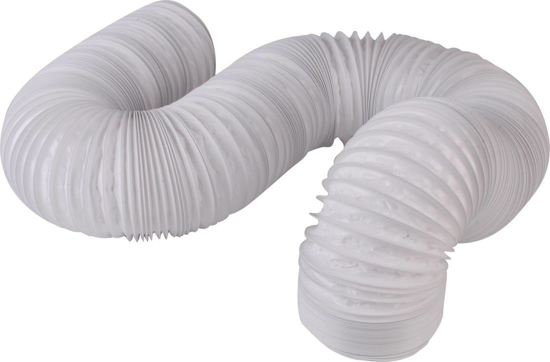 Wallair N52824 flexibilní ventilační potrubí plast (Ø x d) 10.2 cm x 6 m bílá