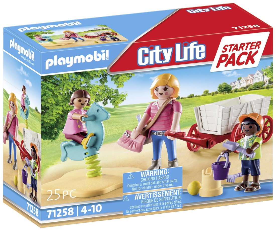 Playmobil® City Life Startovací sada stahováků s kolejdovozidla 71258