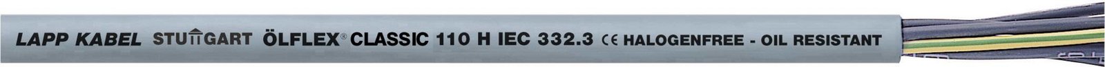 LAPP ÖLFLEX® CLASSIC 110 H řídicí kabel 5 x 1.50 mm² šedá (RAL 7001) 10019933-1 metrové zboží