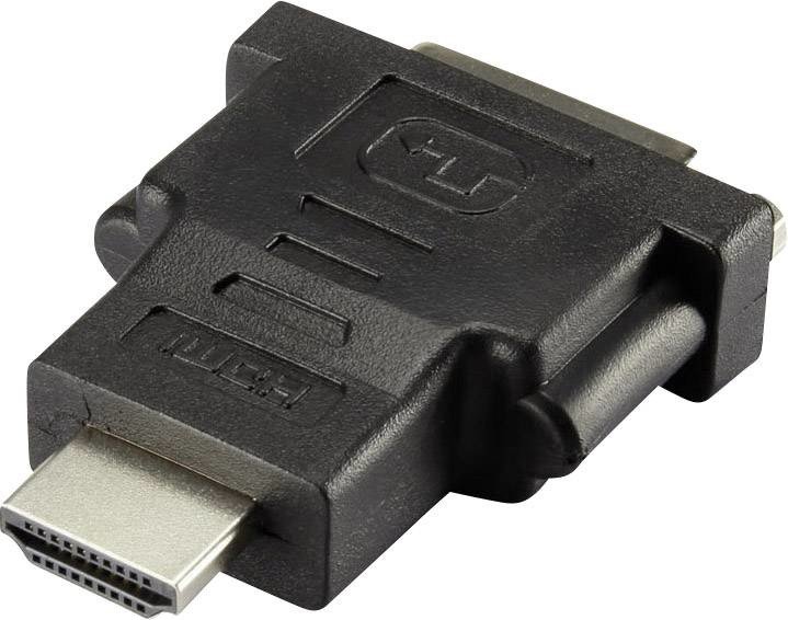 HDMI / DVI adaptér k monitoru Renkforce  RF-4212231, černá