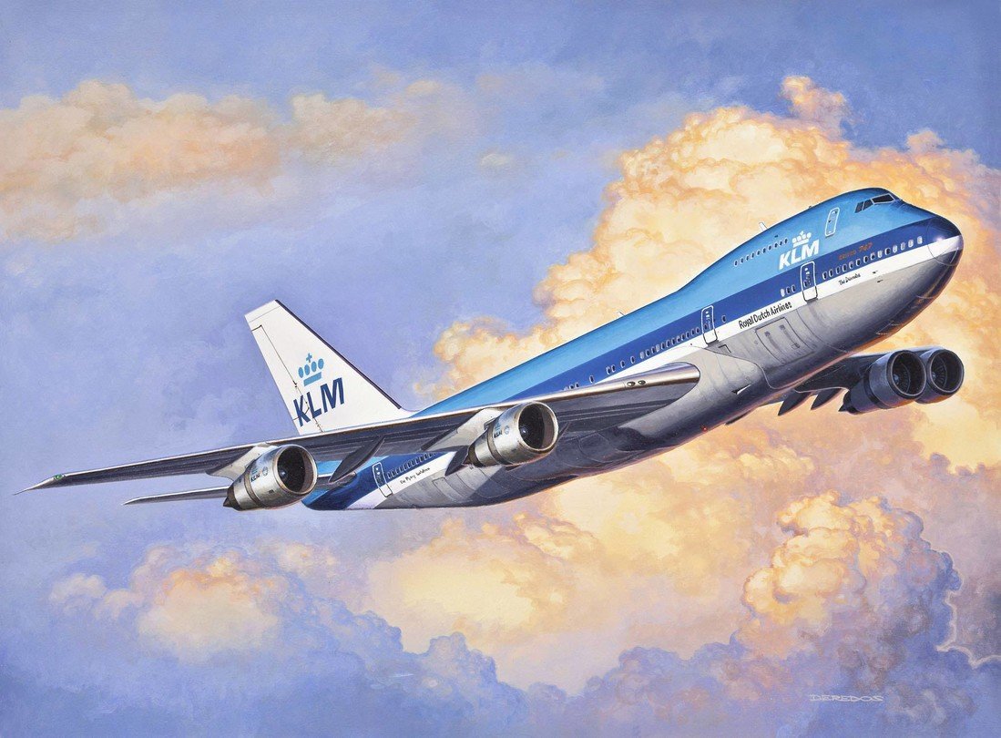 Revell 03999 Boeing 747-200 KLM model letadla, stavebnice