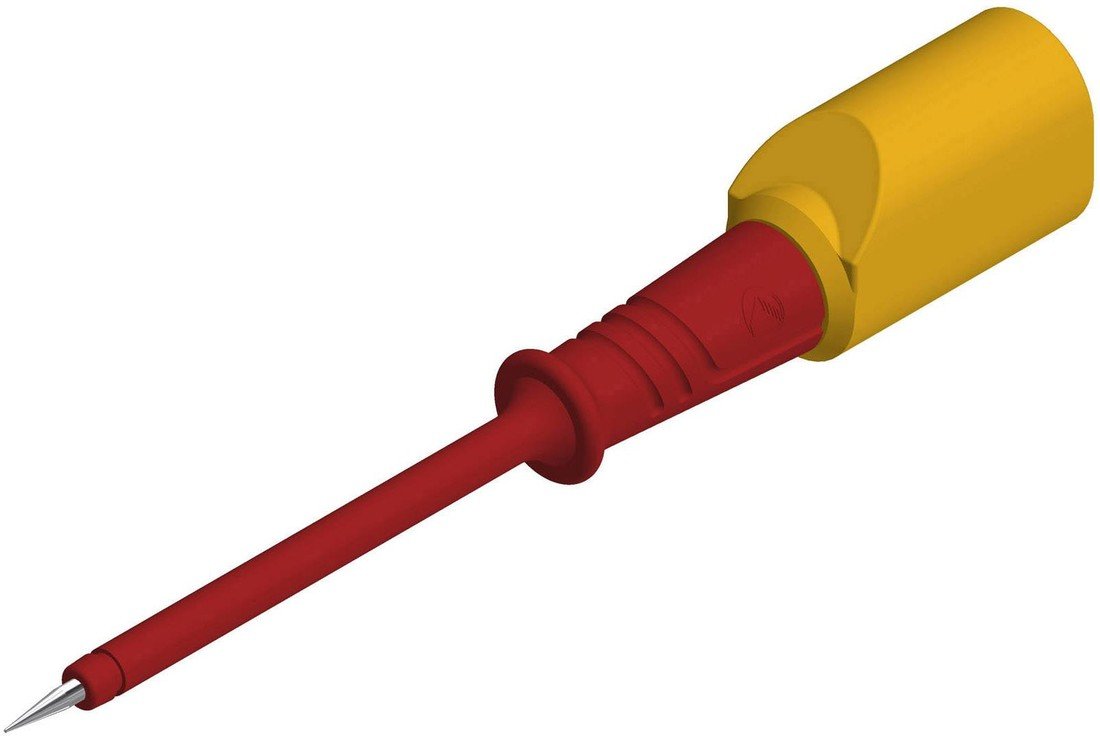 SKS Hirschmann PRUEF 2 S R měřící hrot zásuvka 4 mm  červená  1 ks