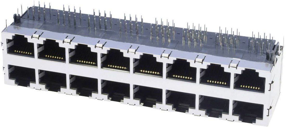 econ connect  Konektor RJ45 3022S8 zásuvka, vestavná horizontální   Počet pólů 8P8C kov 1 ks