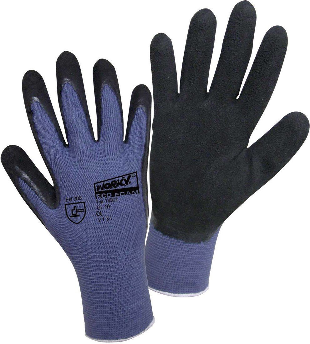 L plus D worky ECO LATEX FOAM 14901-11 viskóza  pracovní rukavice  Velikost rukavic: 11, XXL EN 388 CAT II 1 pár