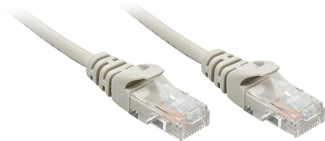 LINDY 48363 RJ45 síťové kabely, propojovací kabely CAT 5e U/UTP 2.00 m šedá  1 ks