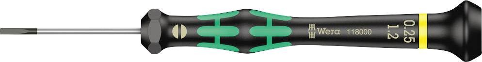 Wera 2035 pro elektroniku a jemnou mechaniku šroubovák pro šrouby Microstix Šířka čepele: 2.5 mm Délka dříku: 40 mm