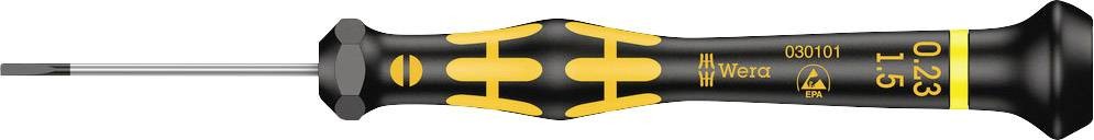 Wera 1578 A ESD šroubovák pro šrouby Microstix Šířka čepele: 1.5 mm Délka dříku: 40 mm
