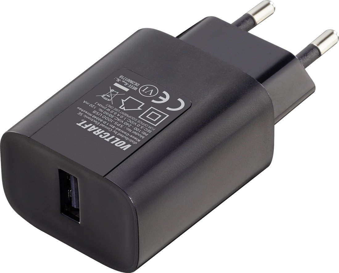 VOLTCRAFT SPS-1000 USB VC-10904490 USB nabíječka do zásuvky (230 V) Výstupní proud (max.) 1000 mA 1 x USB