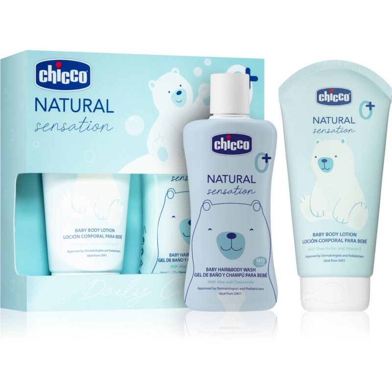 Chicco Natural Sensation Daily Care dárková sada 0+ (pro děti od narození)