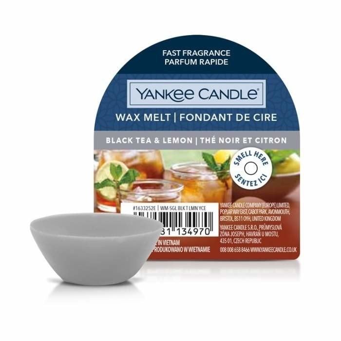 Vosk YANKEE CANDLE 22g Black Tea & Lemon