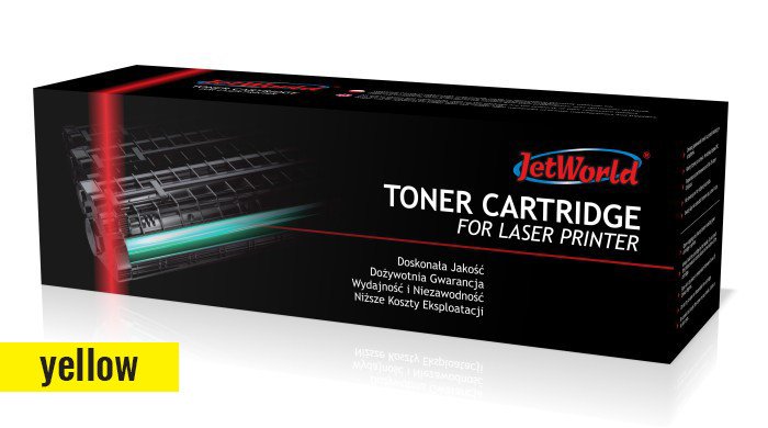 Toner cartridge JetWorld Yellow Minolta TNP81Y replacement AAJW251, AAJW2D2