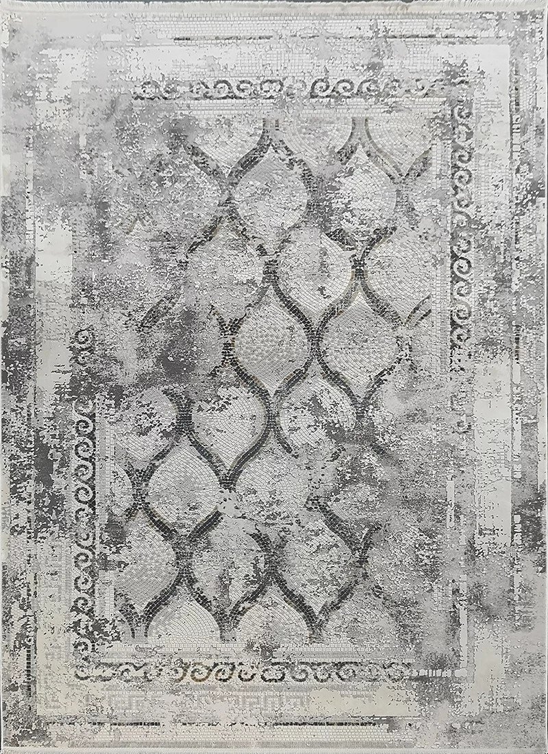 Berfin Dywany Kusový koberec Creante 19148 Grey - 160x230 cm Bílá