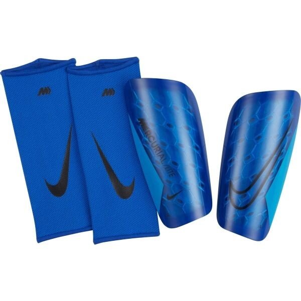 Nike MERCURIAL LITE Chrániče holení, modrá, velikost S