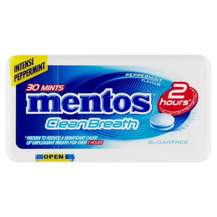 Mentos CleanBreath Peppermint 21g
