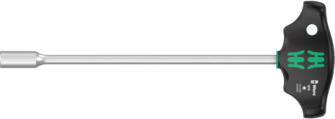 Wera 495  šroubovák s nástrčným klíčem Velikost klíče: 10 mm  Délka dříku: 230 mm