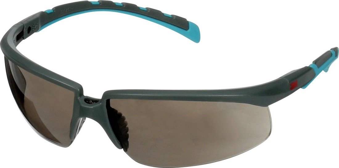 3M  S2002SGAF-BGR ochranné brýle vč. ochrany proti zamlžení, s ochranou proti poškrábání, úhel nastavitelný tyrkysová, šedá DIN EN 166