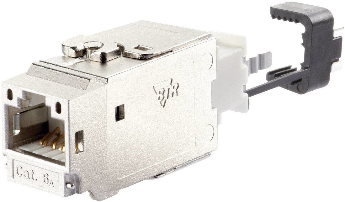 Metz Connect 130B21-E RJ45 vestavný modul Keystone CAT 6A