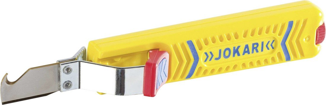 Jokari 10280 NO. 28 H SECURA odizolovací nůž Vhodné pro odizolovací kleště Kulaté kabely  8 do 28 mm