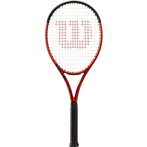 Wilson BURN 100 V5 Výkonnostní tenisová raketa, oranžová, velikost 4