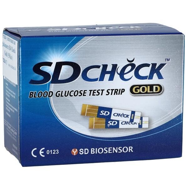 Proužky Diagnostické Sd-check Gold (pro Zp Kód 0085482) inzulínový režim,2x25ks proužků