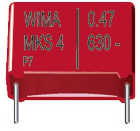 Wima MKS4D051506D00KSSD 1 ks fóliový kondenzátor MKS radiální  15 µF 100 V/DC 10 procent 27.5 mm (d x š x v) 31.5 x 13 x 24 mm