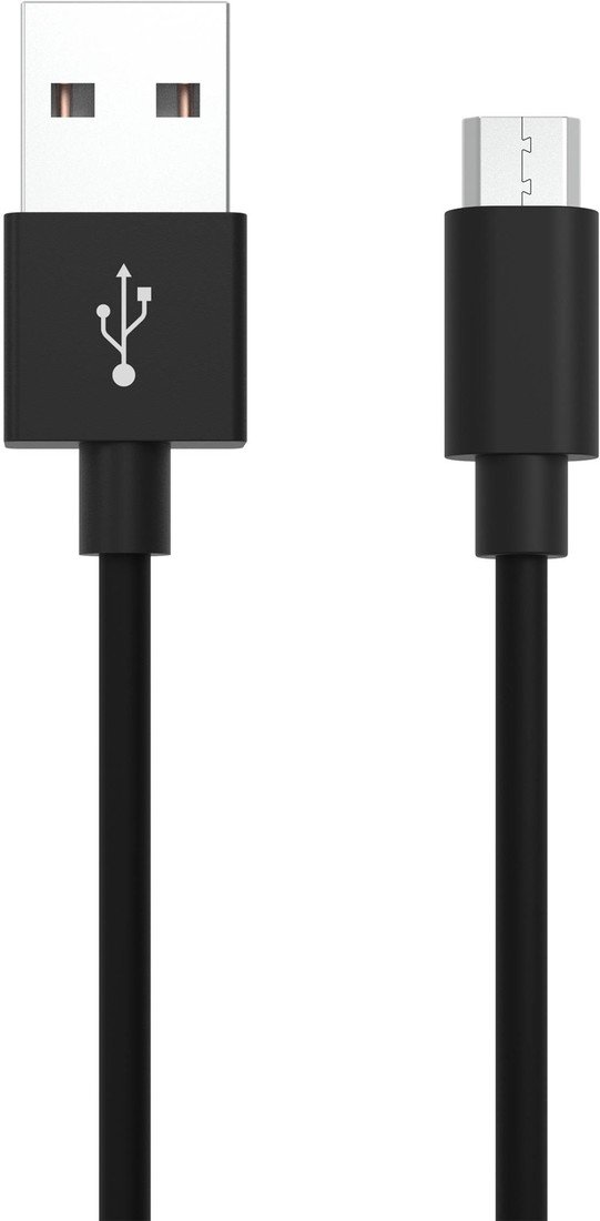 Ansmann USB kabel USB 2.0 USB-A zástrčka, USB Micro-B zástrčka 2.00 m černá hliníková zástrčka, krytí TPE 1700-0077