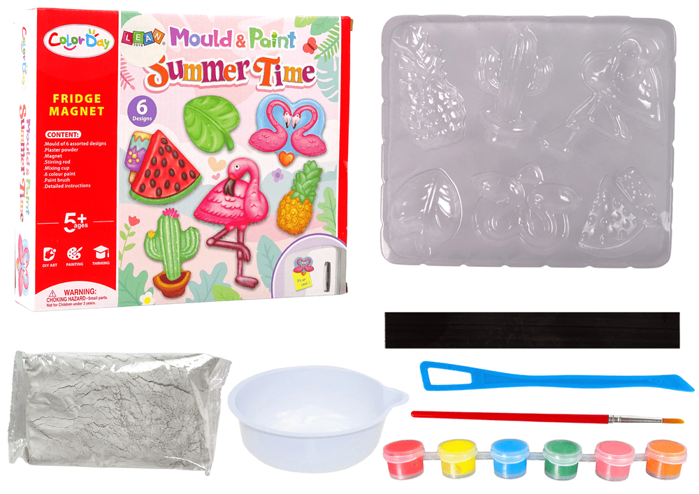 mamido Sada na výrobu magnetů ze sádry letní motivy