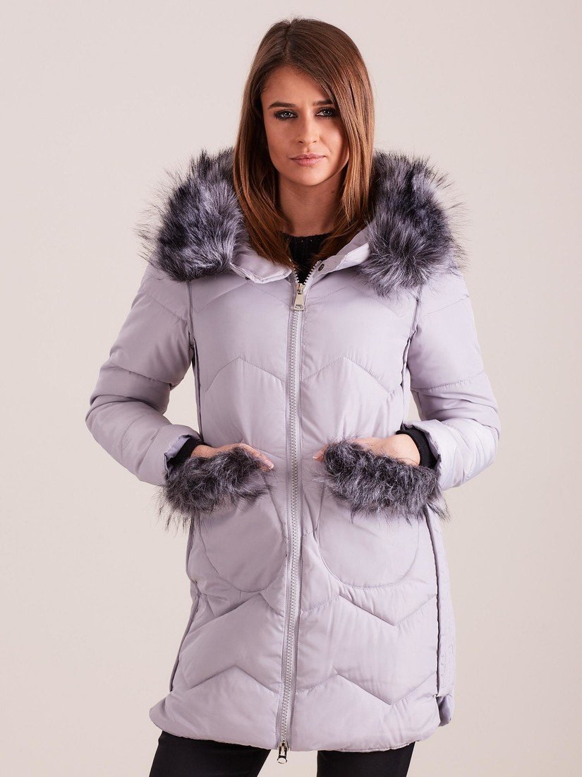 Dámská bunda Fashionhunters Furry