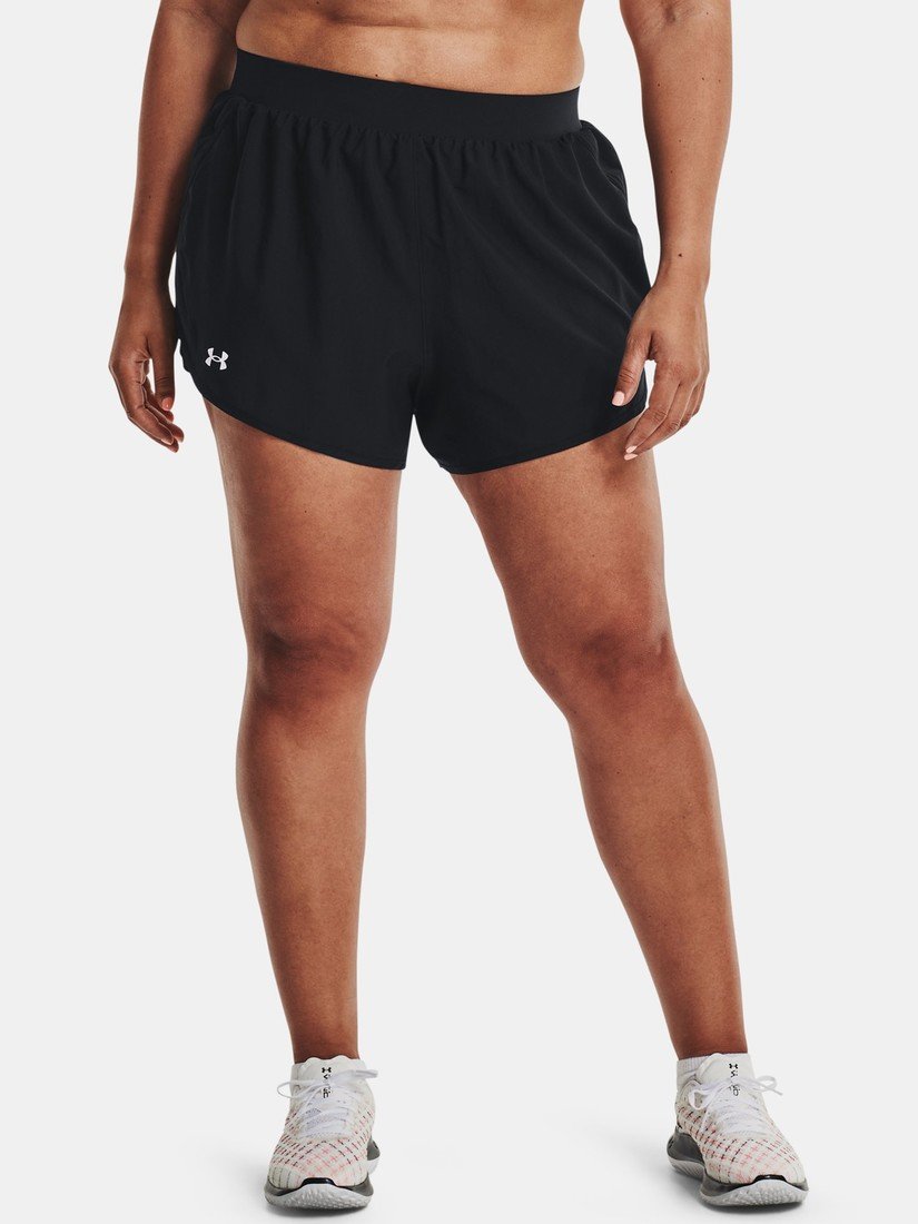 Under Armour Kraťasy W UA Fly By 2.0 Short&-BLK - Dámské