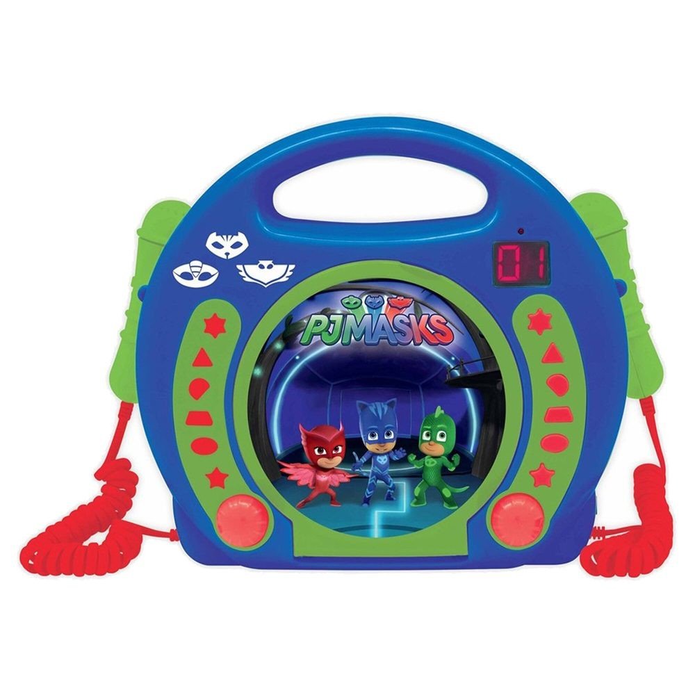 Lexibook Přenosný CD přehrávač PJ Masks se 2 mikrofony